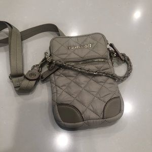 MZ Wallace micro crosby crossbody in atmosphere